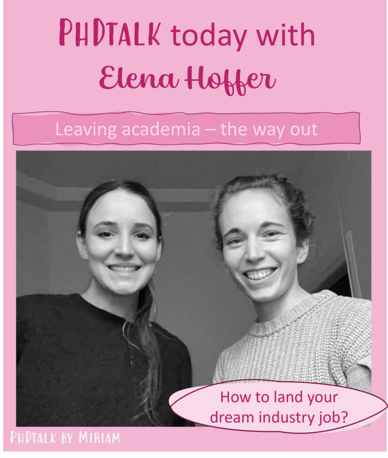 #31 Elena: Leaving academia – The way out