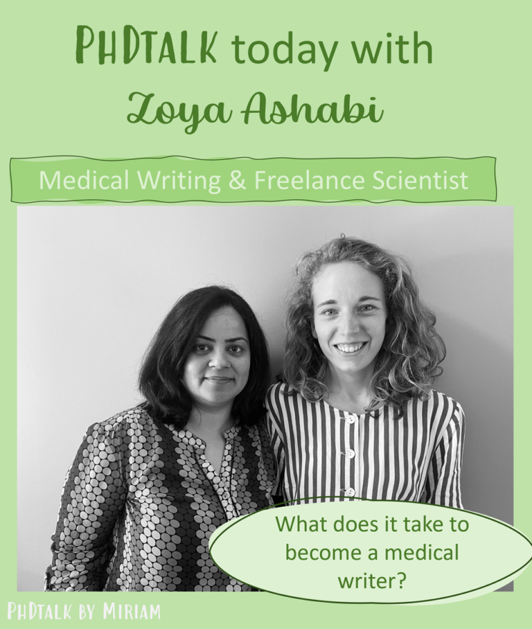 #37 Zoya: Medical Writing – a potential career path after your PhD